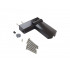 Петля дверная Maxbar PS 27 (17-20, 5/105-42), коричневая RAL8077