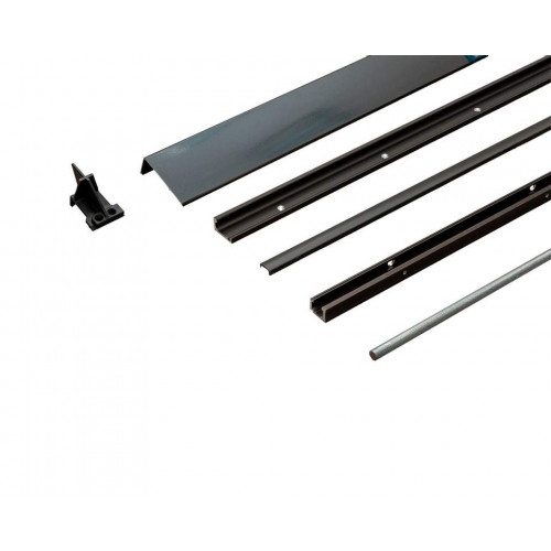 Комплект направляющих PSK Comfort GR107/240, коричневый RAL8022