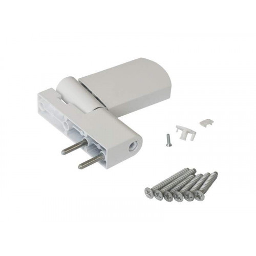 Петля дверная Maxbar PS 27 (17-20, 5/105-42), белая RAL9016