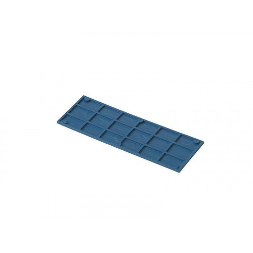 Пластина рихтовочная Bistrong 100x34x2 синяя, 100  шт