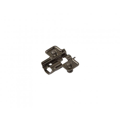 Планка монтажная для петель Firmax Smartline Clip On, soft-Close, H=4, крестовая, евровинт, черный никель, 10  шт