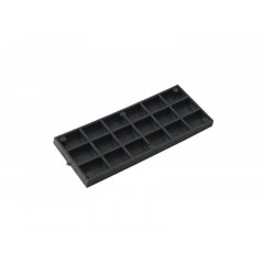 Пластина рихтовочная Bistrong 100x40x6 черная, 100  шт