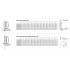 Петля для вкладных дверей DTC Pivot Star Anyway Clip-on, с доводчиком, угол открывания 110, 48м