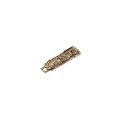 Планка монтажная для петель DTC Pivot Star Anyway Clip-on, h=0, прямая с эксцентриковой регулировной по высоте, под саморез