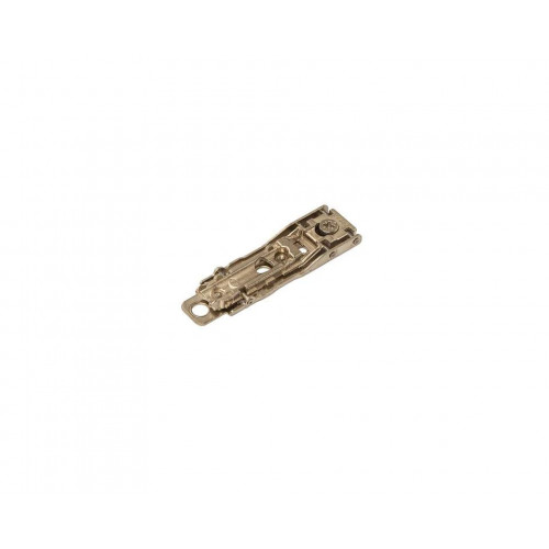 Планка монтажная для петель DTC Pivot Star Anyway Clip-on, h=0, прямая с эксцентриковой регулировной по высоте, под саморез