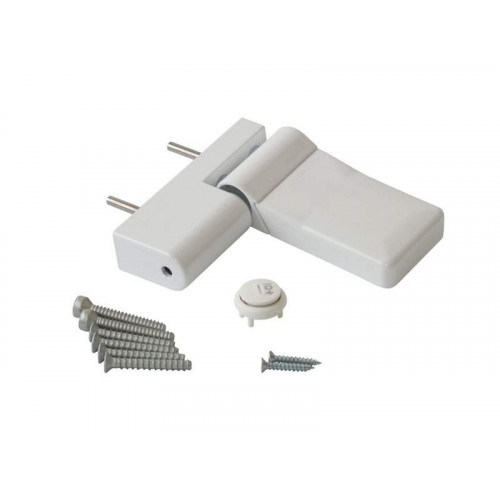 Петля дверная Elementis серия IQ-Plus 19-22 мм, белый RAL9016