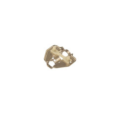 Планка монтажная для петель DTC Pivot Pro Clip-on, h=0, крестовая, муфта под саморез, 10  шт