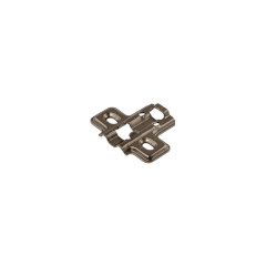 Планка монтажная для петель Firmax Smartline Clip On, soft-Close, H=0, крестовая, под саморез, черный никель, 10  шт