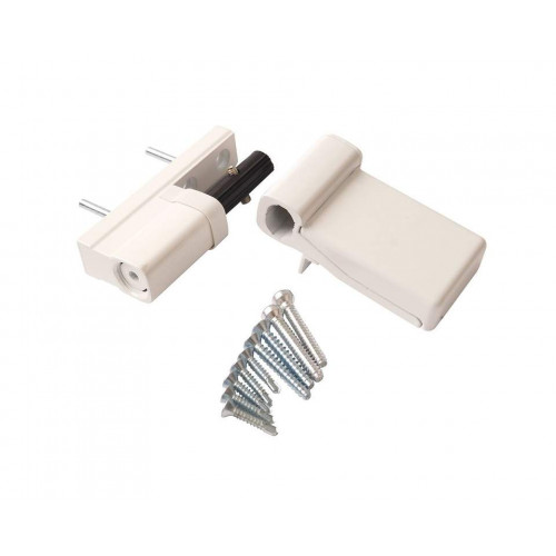 Петля дверная Elementis K-N (15-20 мм), на 120 кг, белая RAL9016