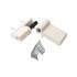Петля дверная Elementis K-N (15-20 мм), на 120 кг, белая RAL9016