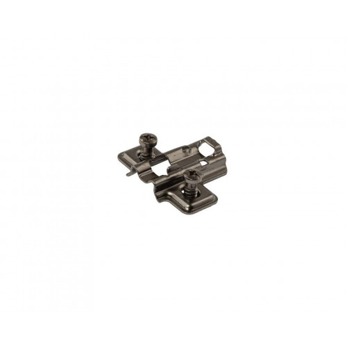 Планка монтажная для петель Firmax Smartline Clip On, soft-Close, H=4, крестовая, евровинт, черный никель, 10  шт