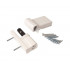 Петля дверная Elementis K-N (15-20 мм), на 120 кг, белая RAL9016