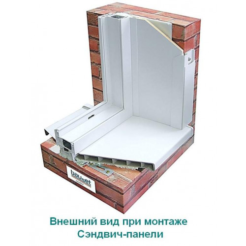 Сэндвич-панель (нарезка) Bauset TPL 10х250 мм белый матовый 2 м