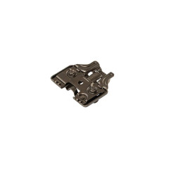 Планка монтажная 3D для петель Firmax Smartline Clip On, soft-Close, H=2, крестовая с регулировкой по высоте, под евровинт, черный никель