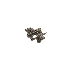 Планка монтажная для петель Firmax Smartline Clip On, soft-Close, H=4, крестовая, евровинт, черный никель, 10  шт