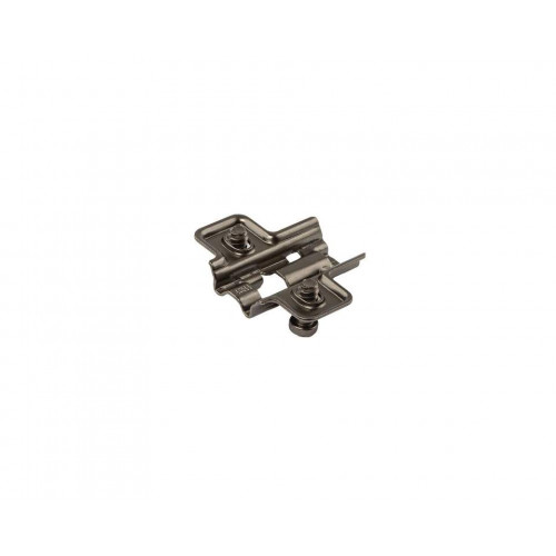 Планка монтажная для петель Firmax Smartline Clip On, soft-Close, H=4, крестовая, евровинт, черный никель, 10  шт