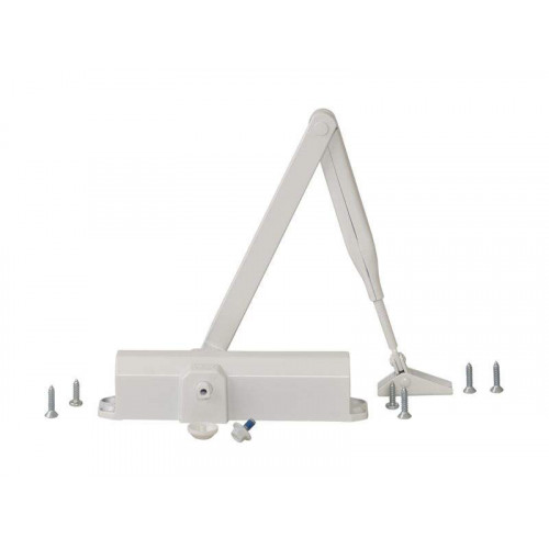 Доводчик dormakaba TS-Compakt Size2/3/4 с тягой, белый RAL9016