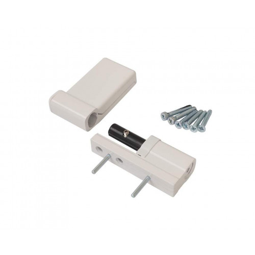 Петля дверная Elementis K-V (15-20 мм), на 120 кг, белый RAL9016