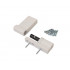 Петля дверная Elementis K-V (15-20 мм), на 120 кг, белый RAL9016