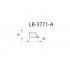 Профиль МДФ AGT LB-3771-A 18*35*2800 мм, белый шагрень 231