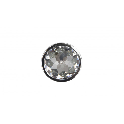 Мебельная ручка DIMOND, хром полированный, прозрачный кристалл