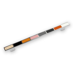 Мебельная ручка PALETTE, межосевое расстояние 224 мм, длина 224 мм, хром полированный