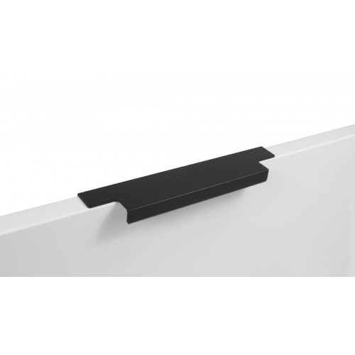 Мебельная ручка RAY 2.0, межосевое расстояние 128 мм, длина 147 мм, матовый чёрный