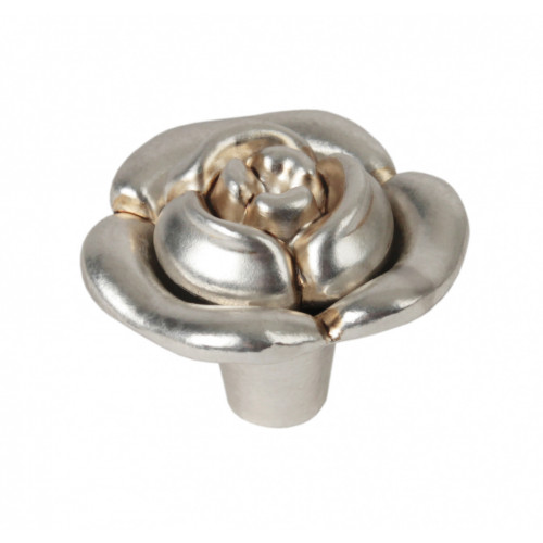 Мебельная ручка LULU ROSE, сатиновое золото, старинное серебро
