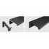 Заглушки RZ101.01BL, матовый чёрный